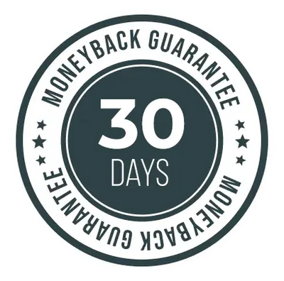 Money back guarantee badge